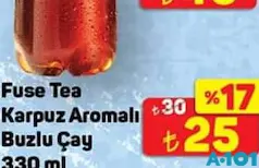 FUSE TEA KARPUZ AROMALI SOĞUK ÇAY 330 ML fiyat ve kampanya bilgisi